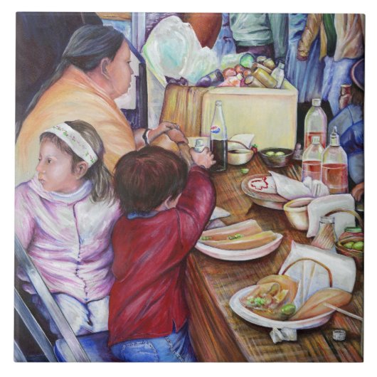 メキシコ，プレザントピクニック タイル (正面)