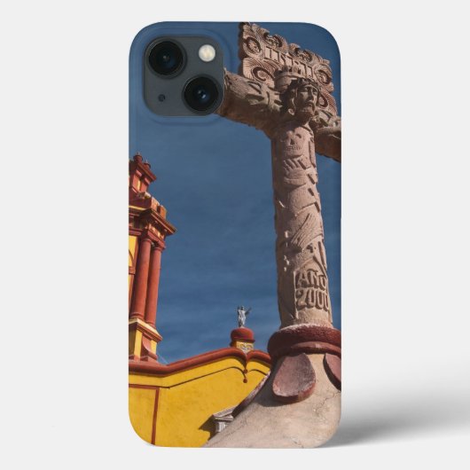 メキシコ、ベルナル。サン・セバスチャン教会の眺め Case-Mate iPhoneケース (裏面)