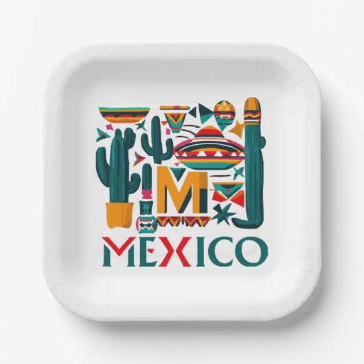 メキシコ ペーパープレート (正面)