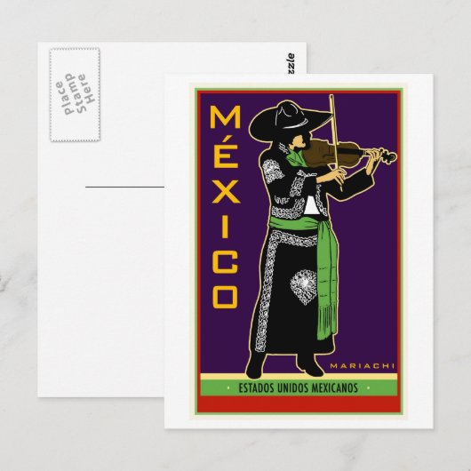 メキシコ ポストカード (正面/裏面)