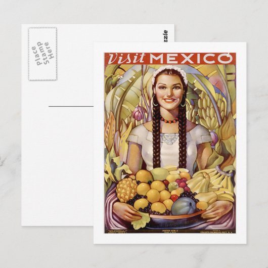 メキシコ ポストカード (正面/裏面)