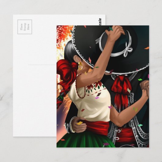 メキシコ ポストカード (正面/裏面)