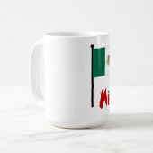 メキシコ：マグカップ コーヒーマグカップ (正面左)