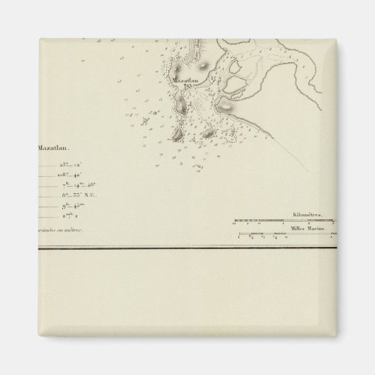 メキシコ,マサトラン マグネット (正面)