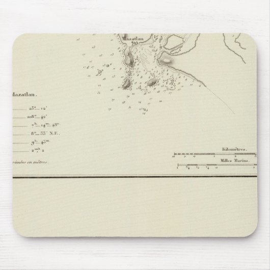 メキシコ，マザトラン マウスパッド (正面)