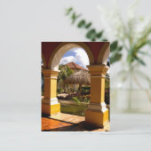 メキシコ、マヤ・リビエラ、イベロスターの建築 ポストカード (スタンド正面)