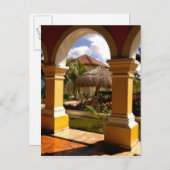 メキシコ、マヤ・リビエラ、イベロスターの建築 ポストカード (正面/裏面)