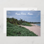 メキシコ，マヤ・リベリヤ ポストカード (正面/裏面)