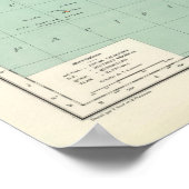 メキシコ – メキシコの地図 ポスター (角)