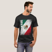 メキシコ、メキシコの地図、メキシコ国旗、メキシコ。 Tシャツ (正面フル)