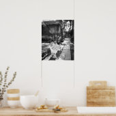 メキシコ、メキシコシティ、コヨアカン:ベンチ ポスター (キッチン)