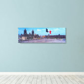 メキシコ，メキシコシティ，ゾカロ キャンバスプリント (インサイチュ (ウッドフロア))