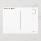 メキシコ,メキシコシティ ポストカード (裏面)