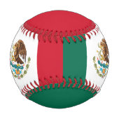 メキシコ・メキシコ国旗のスポーツ/野球ボール 野球ボール (裏面)
