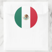 メキシコ/メキシコ国旗 ラウンドシール (バッグ)