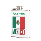 メキシコ メキシコ国旗 緑 カスタマイズ フラスク (左)