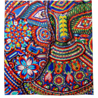 メキシコ·メキシコ·マヤ語(ラテアステカンX)ヒスパニック系オアキサカン シャワーカーテン