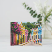 メキシコ メリダ 旅行 ポストカード (スタンド正面)