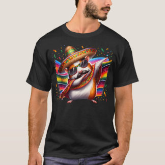 メキシコ モルモット ハムスター アニマル パーティー フィエスタ Tシャツ