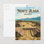 メキシコ モンテ・アルバン遺跡 ポストカード (正面/裏面)