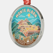 メキシコ モンテ・アルバン メタルオーナメント (左)
