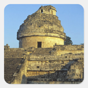 メキシコ、ユカタン州。カラコル:天文 スクエアシール