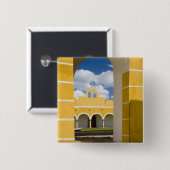 メキシコ、ユカタン、イザマル。フランシスコ修道院2号 缶バッジ (正面&裏面)