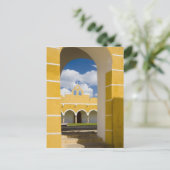 メキシコ、ユカタン、イザマール。ザフランシスカンコンベント2 ポストカード (スタンド正面)