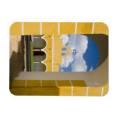 メキシコ、ユカタン、イザマール。ザフランシスカンコンベント2 マグネット (横)