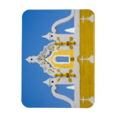 メキシコ、ユカタン、イザマール。フランシスコ会修道院3 マグネット (縦)