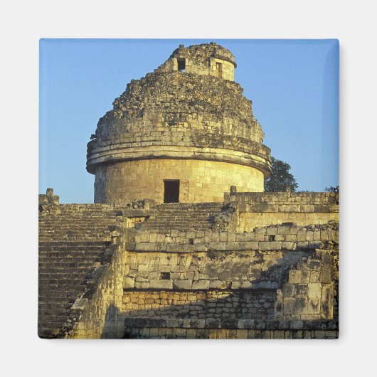 メキシコ、ユカタン。カラコル：天文 マグネット (正面)