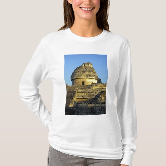 メキシコ、ユカタン。カラコル:天文 Tシャツ (正面)