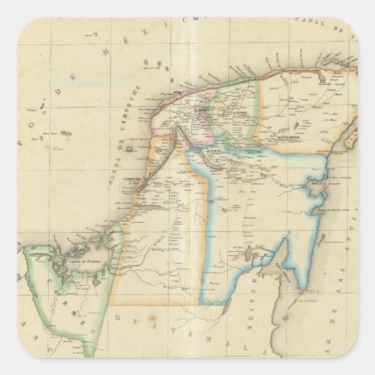 メキシコ，ユカタン スクエアシール (正面)