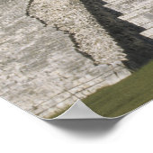 メキシコ、ユカタン、チチェン・イッツァ、エル・カスティーリョ ポスター (角)