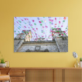 メキシコ、ユカタン、バルアドリド、ラ・パラキア・デ・サン キャンバスプリント (インサイチュ (リビング))