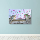 メキシコ、ユカタン、バルアドリド、ラ・パラキア・デ・サン キャンバスプリント (インサイチュ (ウッドフロア))