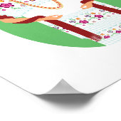 メキシコ、ユカタン マトリョーシュカ ポスター (角)