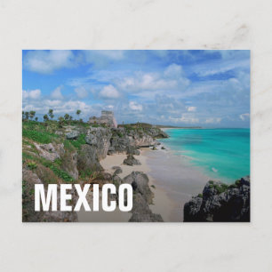 メキシコ、ユカタン、半島、トゥルム遺跡、マヤ ポストカード