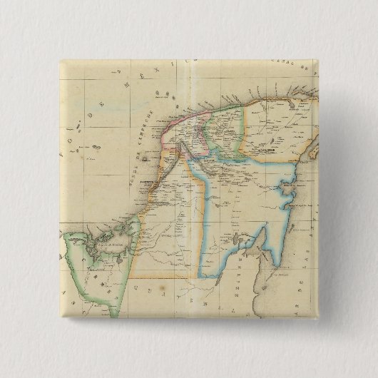 メキシコ，ユカタン 缶バッジ (正面)