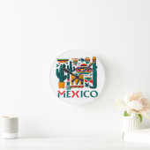 メキシコ ラウンド壁時計 (ホーム)