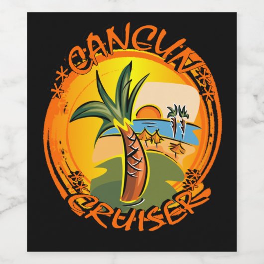 メキシコ ワインラベル (シングルラベル)