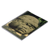 メキシコ、ヴィラエルモサ、巨大なオルメックの頭部、ラ・ベンタ ノートブック (左側)