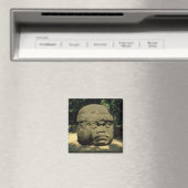 メキシコ、ヴィラエルモサ、巨大なオルメックの頭部、ラ・ベンタ マグネット (インサイチュ (食洗機))