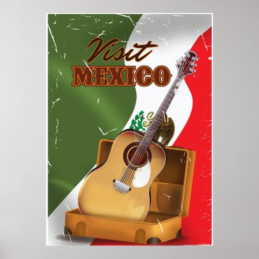 メキシコ ヴィンテージ旅行ポスター ポスター (正面)