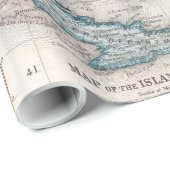 メキシコ、中央アメリカおよびカリブの地図(1860年) ラッピングペーパー (ロールコーナー)