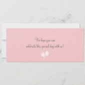 メキシコ　出発案内　目的地ウェディング 招待状 (裏面)