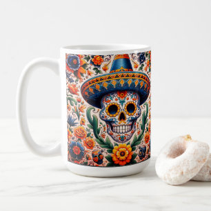 メキシコ 旅行ヴィンテージレトロキャンディスカル コーヒーマグカップ