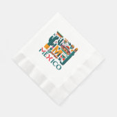 メキシコ 縁ありランチョンナプキン (角)