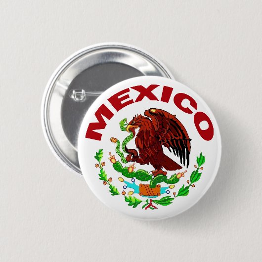 メキシコ 缶バッジ (正面&裏面)