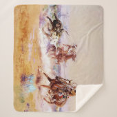 メキシコ – 西アートバイチャールズMラッセル シェルパブランケット (正面)